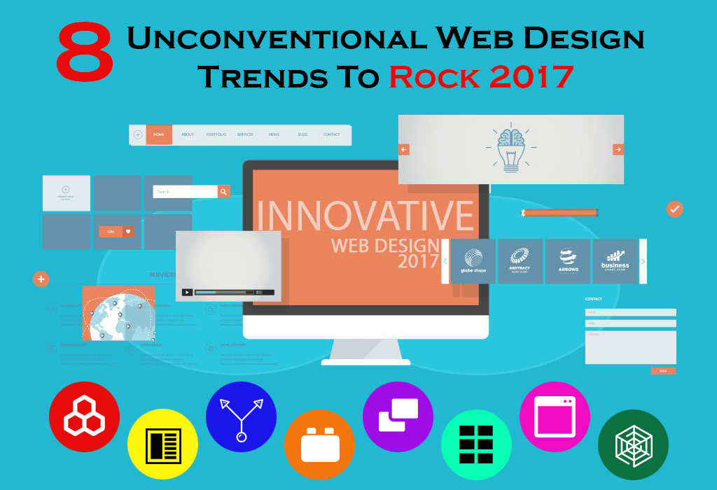 8 Unconventional Web Design Trends To Rock 2017 - Alinga