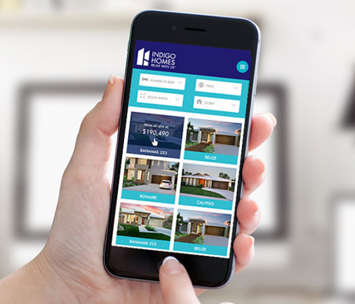 Indigo Homes mobile optimisation