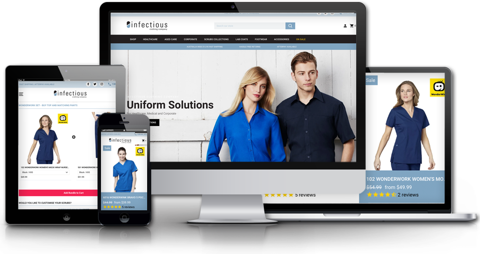 Infectious Shopify plus eCommerce