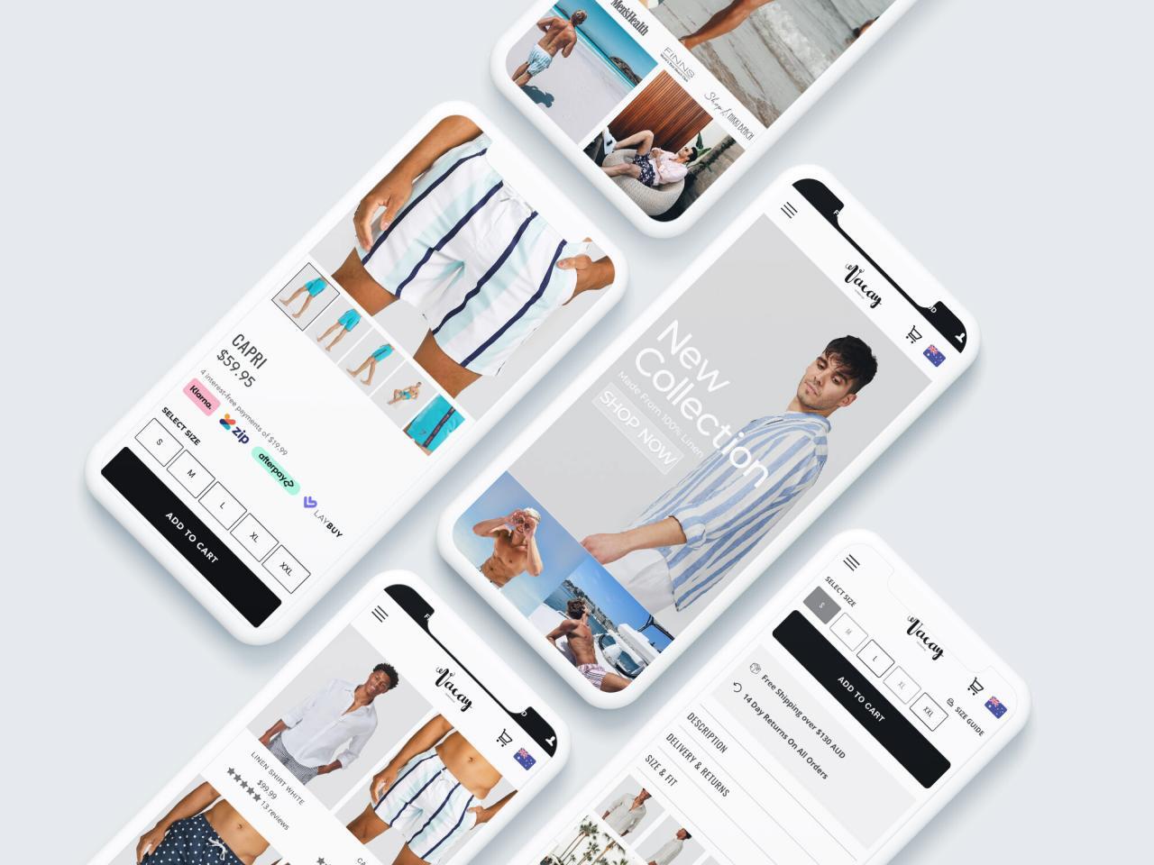 Vacay Swimwear Shopify Plus store